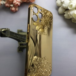 Callancity Luxury 24kt Gold Plated Limited Edition Replacement Housing Cover Compatible For iPhone 12 Pro Max Callancity Luxury 24kt Gold Plated Limited Edition Replacement Housing Cover Compatible For iPhone 12 Pro Max