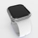 Callacity Bling Crystal Watch Protective Case Watch Cover Bezel Compatible For Apple Watch Series 7 41mm 45mm