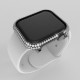 Callacity Bling Crystal Watch Protective Case Watch Cover Bezel Compatible For Apple Watch Series 7 41mm 45mm