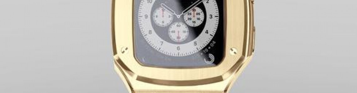 Callancity Luxury Christmas Gift 24kt Gold Plated Stainless Steel Watch Replacement Housing With Straps Compatible For Apple Watch Series Callancity Luxury Christmas Gift 24kt Gold Plated Stainless Steel Watch Replacement Housing With Straps Compatible For Apple Watch Series