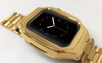 Luxury 24kt Gold Plated Stainless Steel Watch Protective Case for Apple Watch Luxury 24kt Gold Plated Stainless Steel Watch Protective Case for Apple Watch