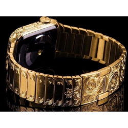 Callancity Luxury Watch Replacement Housing Strap With Design Compatible For Apple Watch Series 7/6