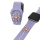 Watch Band Charms for Apple Watch 7 6 5 4 3 2 1 Decorative Jewelry Accessories For Sport Silicone Band