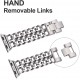 Compatible For Apple Watch Series 7/SE/6/5/4/3 Luxury Chain Watch Band Metal Watch Strap Christmas Gift For Her