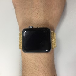 Callancity Luxury Watch Replacement Housing Strap With Design Compatible For Apple Watch Series 7/6