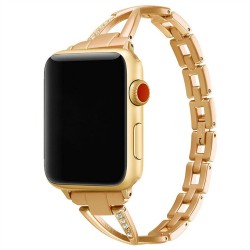 Callancity Strong And Durable Stainless Steel Replacement Watch Band Smart Watch Strap Compatible For iWatch Series Callancity Strong And Durable Stainless Steel Replacement Watch Band Smart Watch Strap Compatible For iWatch Series