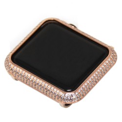 Callancity Luxury Replacement Watch Protective Case With Diamonds Compatible For Apple Watch 38mm 40mm 42mm 44mm Callancity Luxury Replacement Watch Protective Case With Diamonds Compatible For Apple Watch 38mm 40mm 42mm 44mm