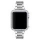 Callancity Luxury Replacement Watch Protective Case With Diamonds Compatible For Apple Watch 38mm 40mm 42mm 44mm