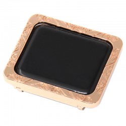 Callancity Carved Pattern Watch frame Protective Case Watch Protector Smart Watch Cover For iWatch Series 6/5/4/3/SE Callancity Carved Pattern Watch frame Protective Case Watch Protector Smart Watch Cover For iWatch Series 6/5/4/3/SE