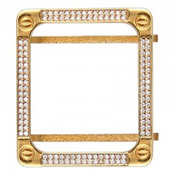 Square Diamond Watch Bezel Birthday Gift Watch Case Protector Protective Cover Compatible For Apple Watch Series 38mm 40mm 42mm 44mm Square Diamond Watch Bezel Birthday Gift Watch Case Protector Protective Cover Compatible For Apple Watch Series 38mm 40mm 42mm 44mm