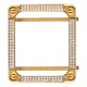 Square Diamond Watch Bezel Birthday Gift Watch Case Protector Protective Cover Compatible For Apple Watch Series 38mm 40mm 42mm 44mm