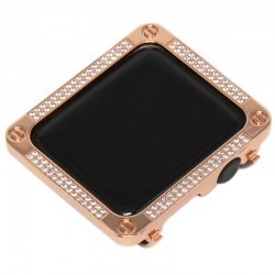Square Diamond Watch Bezel Birthday Gift Watch Case Protector Protective Cover Compatible For Apple Watch Series 38mm 40mm 42mm 44mm Square Diamond Watch Bezel Birthday Gift Watch Case Protector Protective Cover Compatible For Apple Watch Series 38mm 40mm 42mm 44mm