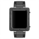 Square Engraved Digital Watch Frame Protective Case Smart Watch Protector Cover For Apple Watch Series 38mm 40mm 42mm 44mm