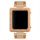 Square Engraved Digital Watch Frame Protective Case Smart Watch Protector Cover For Apple Watch Series 38mm 40mm 42mm 44mm