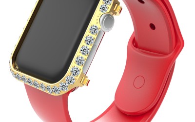 Good Partner of Smart Watch Luxury Watch Protective Case Set With Diamonds Compatible For Apple Watch Series 6/5/4/3/SE Good Partner of Smart Watch Luxury Watch Protective Case Set With Diamonds Compatible For Apple Watch Series 6/5/4/3/SE