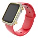 Luxury Design With Big Diamonds Smart Watch Protective Case For Apple Watch Series 38mm 40mm 42mm 44mm