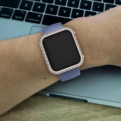 Luxury Design With Big Diamonds Smart Watch Protective Case For Apple Watch Series 38mm 40mm 42mm 44mm Luxury Design With Big Diamonds Smart Watch Protective Case For Apple Watch Series 38mm 40mm 42mm 44mm