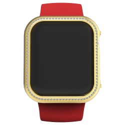 Callancity Bling Crystal Birthday Gift Watch Protective Case Protector Watch Cover For iWatch Series 6/5/4/3/SE 38mm 40mm 42mm 44mm Callancity Bling Crystal Birthday Gift Watch Protective Case Protector Watch Cover For iWatch Series 6/5/4/3/SE 38mm 40mm 42mm 44mm