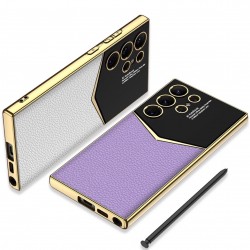 Luxurious Phone Protective Case For Samsung Galaxy S23/S23 plus/S23 ultra Carbon Fiber/Leather Edition Phone Cover