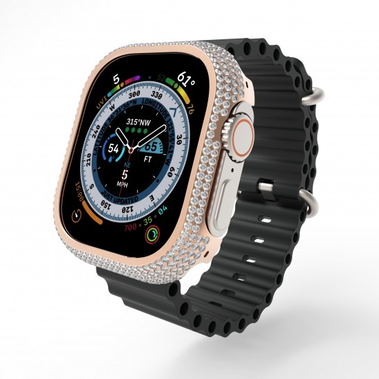 Watch Metal Cover 49mm-Bling Zirconic Edition