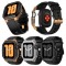 Stainless Steel Watch Case With Rubber Band for Apple Watch Series 4/5/6/7/8/SE/Ultra 44mm 45mm 49mm