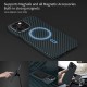 Magnetic Carbon Fiber Case for iPhone 14 /14 Pro/14 Pro Max With MagSafe  Aramid Fiber Skin Case with Military Grade Drop Protection