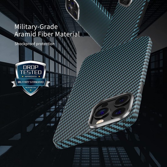 Magnetic Carbon Fiber Case for iPhone 14 /14 Pro/14 Pro Max With MagSafe Aramid Fiber Skin Case with Military Grade Drop Protection Magnetic Carbon Fiber Case for iPhone 14 /14 Pro/14 Pro Max With MagSafe Aramid Fiber Skin Case with Military Grade Drop Protection