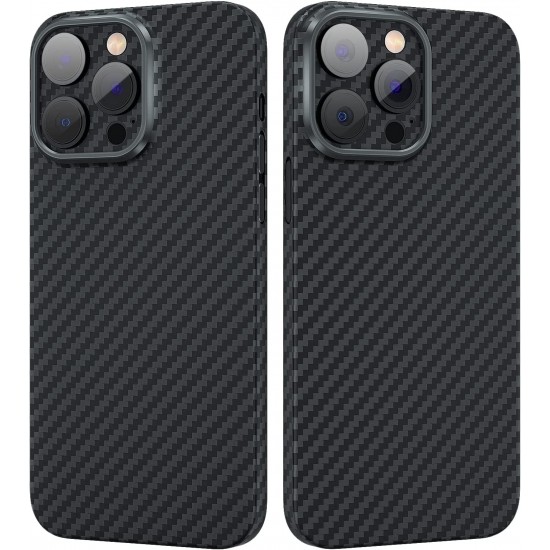 Real Carbon Fiber Cover for iPhone 14 Pro Max Case, Sturdy Durable Slim Fit for iPhone 14 Pro Carbon Fiber Thin Case with Military-Grade Drop Protection Real Carbon Fiber Cover for iPhone 14 Pro Max Case, Sturdy Durable Slim Fit for iPhone 14 Pro Carbon Fiber Thin Case with Military-Grade Drop Protection