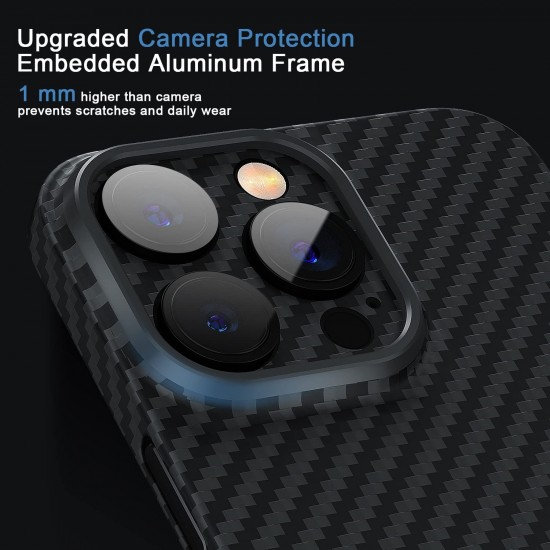 Real Carbon Fiber Cover for iPhone 14 Pro Max Case, Sturdy Durable Slim Fit for iPhone 14 Pro Carbon Fiber Thin Case with Military-Grade Drop Protection Real Carbon Fiber Cover for iPhone 14 Pro Max Case, Sturdy Durable Slim Fit for iPhone 14 Pro Carbon Fiber Thin Case with Military-Grade Drop Protection