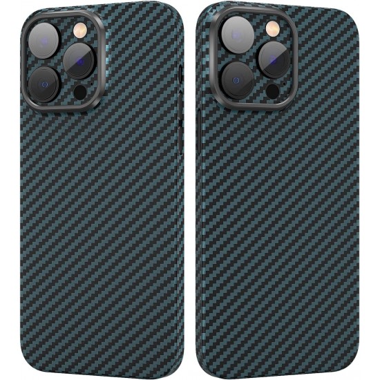 Real Carbon Fiber Cover for iPhone 14 Pro Max Case, Sturdy Durable Slim Fit for iPhone 14 Pro Carbon Fiber Thin Case with Military-Grade Drop Protection