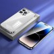 Stainless Steel Phone Case For iPhone 14/ 14 Pro/ 14 Pro Max 6.1 inch 6.7 inch,Football Player/ Soccer Player/ Dollar Image Protective Bumper Cover