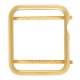 Bright Gold Plated Metal Frame Protective Case Compatible For Smart Watch Series 4/5 40mm 44mm (Gold,Rose gold,Silver,Black)