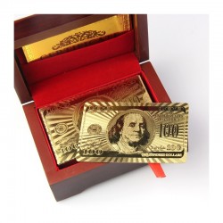 Luxury Playing Cards Poker Customized Gifts With 999.9 Gold