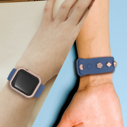 Diamond Case and watch band decorative Compatible with Apple Watch