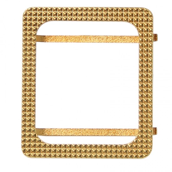 24K Gold Plated Watch Bezel Cover Protective Case for Iwatch 38mm 42mm