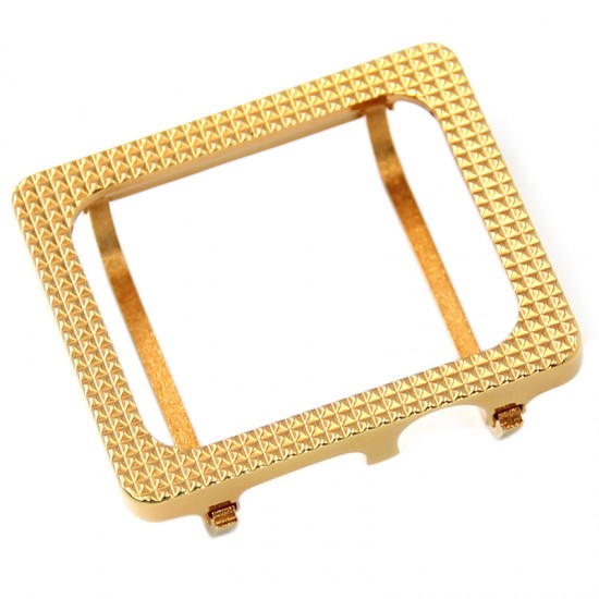 24K Gold Plated Watch Bezel Cover Protective Case for Iwatch 38mm 42mm