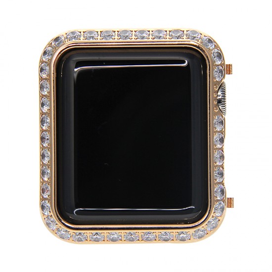 40mm 44mm Diamond Smart Watch Bezel Case Series4 /5 Protective Frame For Apple Watch