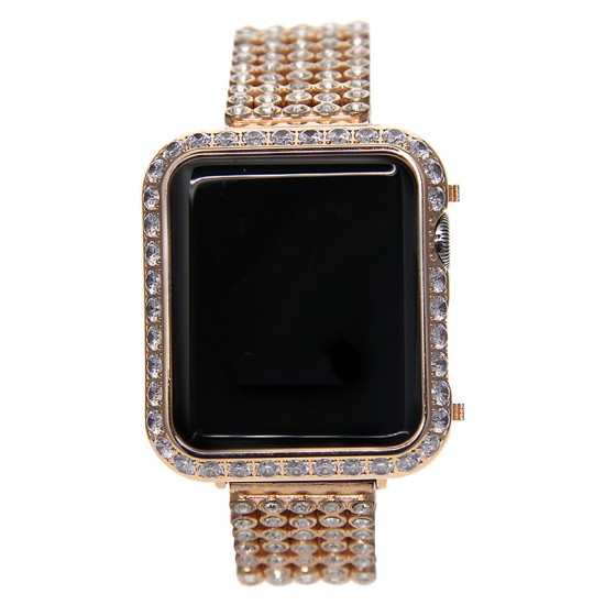 40mm 44mm Diamond Smart Watch Bezel Case Series4 /5 Protective Frame For Apple Watch