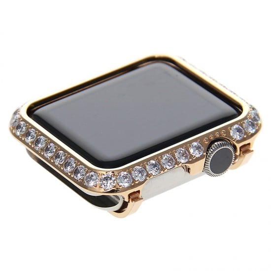 40mm 44mm Diamond Smart Watch Bezel Case Series4 /5 Protective Frame For Apple Watch