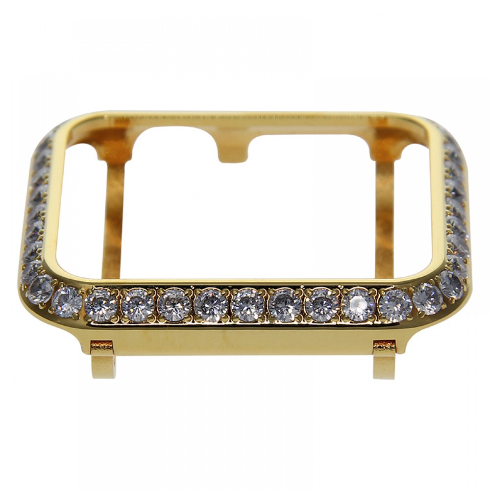 Handwork Crystal Rhinestone Diamond Jewelry Bezel Case Cover For Apple