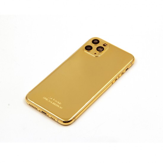 iPhone 12 Pro Max Gold Plated Customized Design Housing