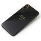 Custom 24kt gold for iPhone x housing wireless charger black back glass