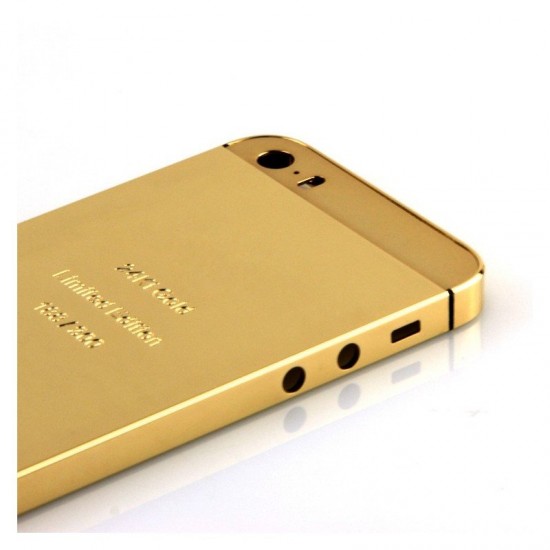 beklimmen Soedan voorwoord LUXURY 24K GOLD LIMITED EDITION BACK HOUSING FOR IPHONE 5 5S SECallanCity -  Personalized Luxury GIFT,Phone Accessories,Watch Accessories