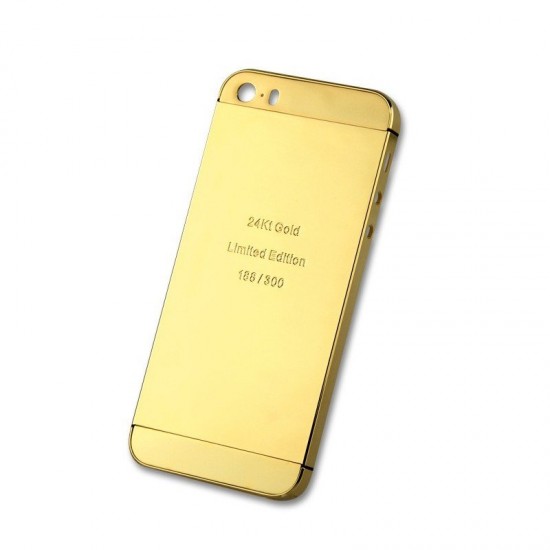 LUXURY 24K GOLD LIMITED EDITION BACK HOUSING FOR IPHONE 5 5S SE