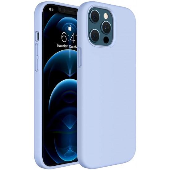 Liquid Silicone Case Gel Rubber Full Body Protection Shockproof Drop Protection Case  Compatible for iPhone 12 Pro/12 Pro Max