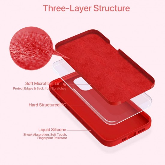 Liquid Silicone Case Gel Rubber Full Body Protection Shockproof Drop Protection Case Compatible for iPhone 12 Pro/12 Pro Max Liquid Silicone Case Gel Rubber Full Body Protection Shockproof Drop Protection Case Compatible for iPhone 12 Pro/12 Pro Max