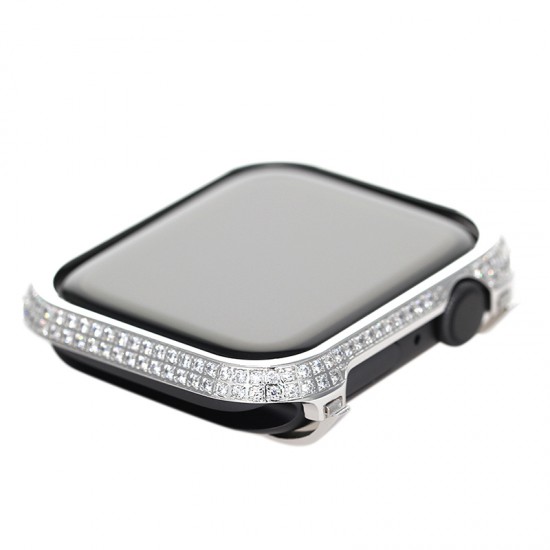 Series 4 Series 5 40mm 44mm Crystal Rhinestone Bezel Cover Bumper Jewelry Accssories Decoration Frame For Apple Watch