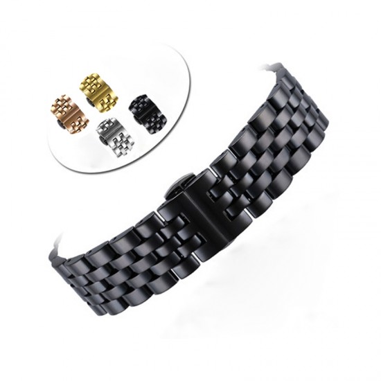 For iWatch Stainless Steel Metal Strap Band With Adapter Adjustable Strap for Apple Watch 38mm 40mm 42mm 44mm