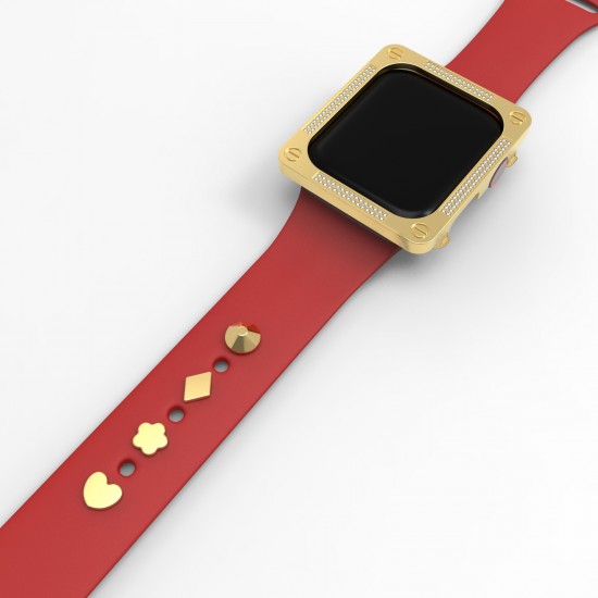 Apple watch GIFT set watch band decoration and apple watch bezel