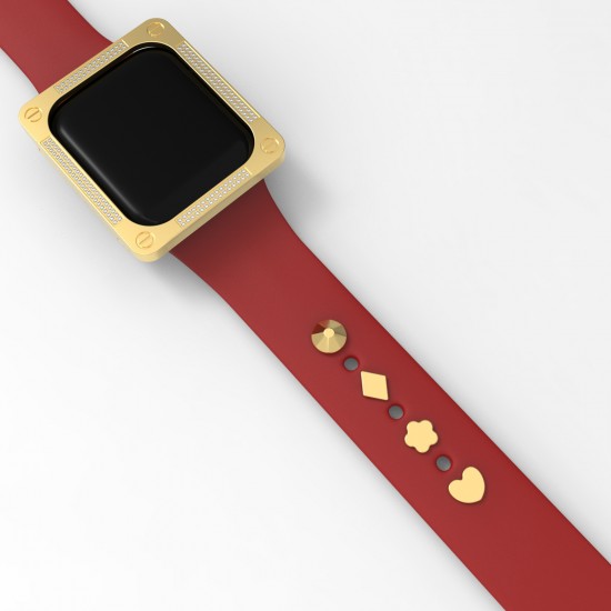 Apple watch GIFT set watch band decoration and apple watch bezel